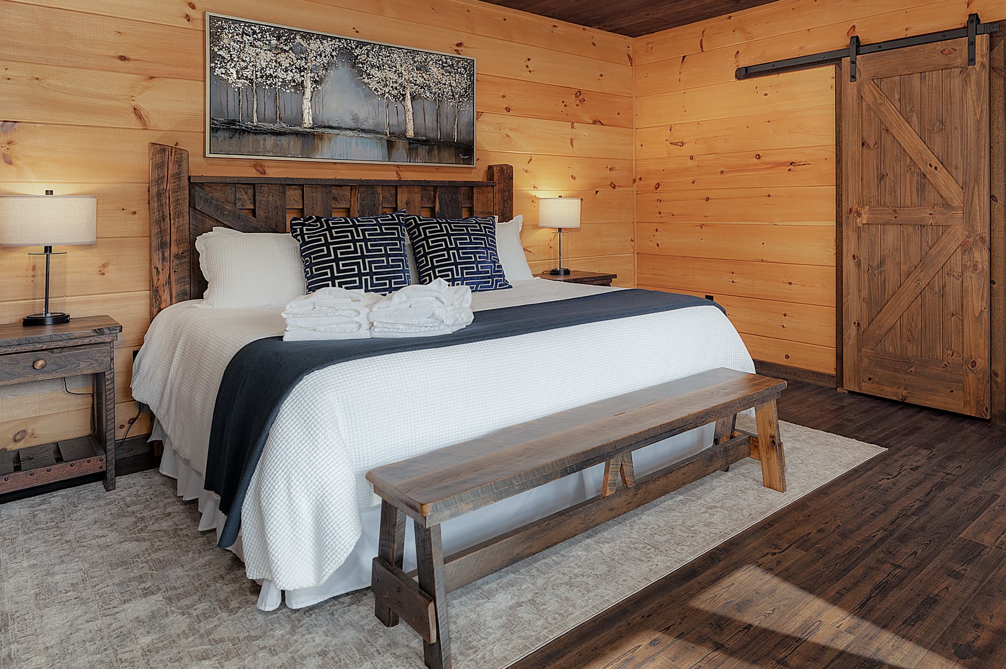 Lower level king bedroom