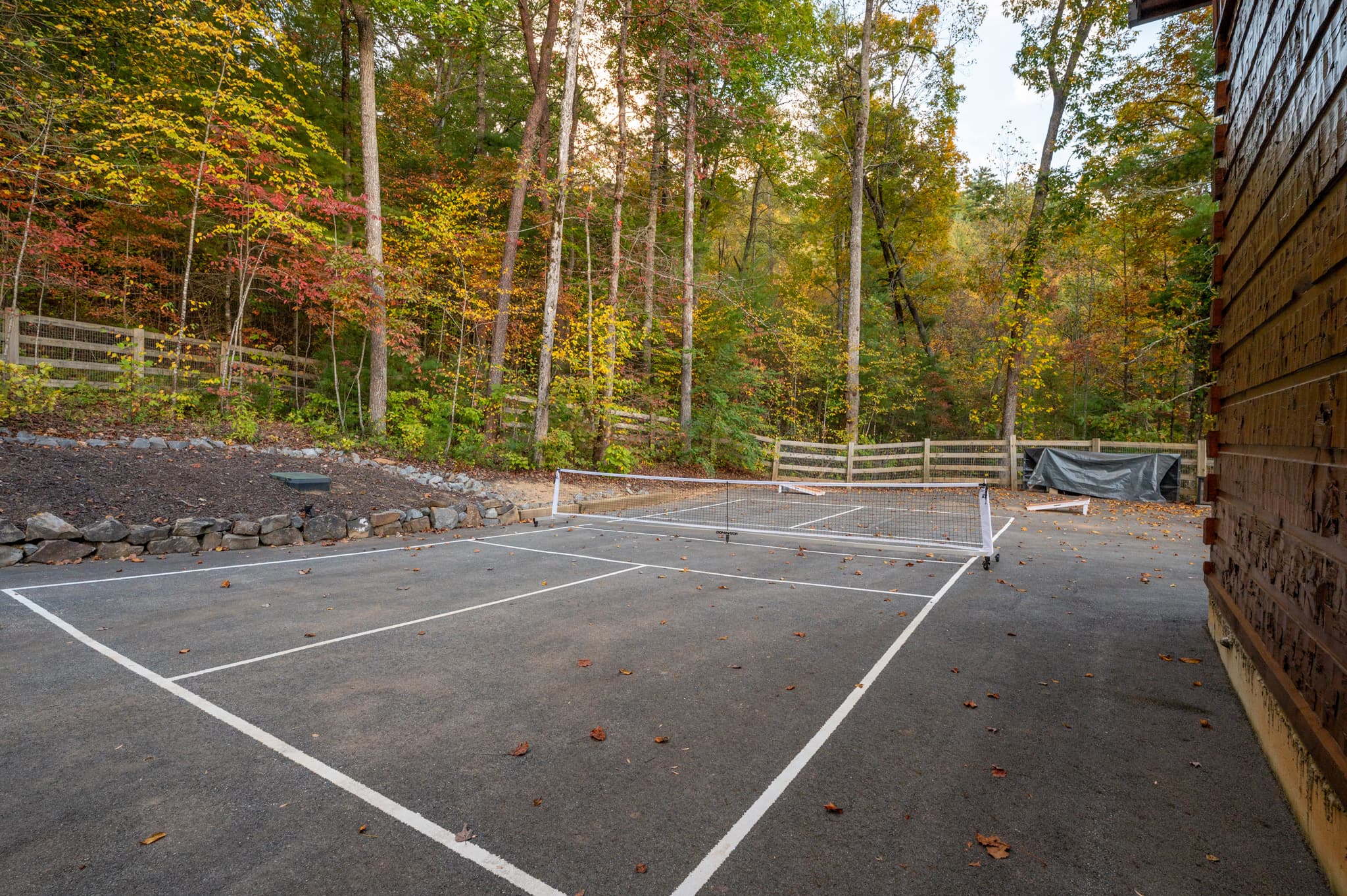 Private pickleball court